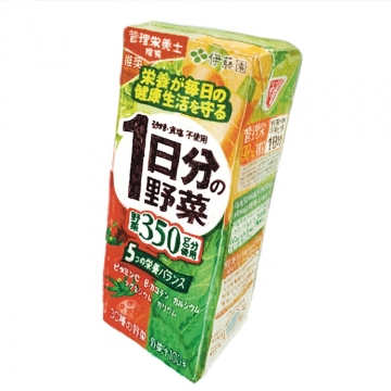 1日に食べる野菜＝350ｇの栄養素を賢くチャージ！